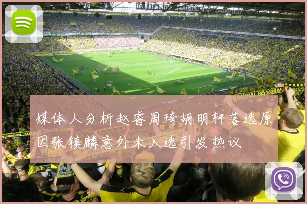 媒体人分析赵睿周琦胡明轩落选原因张镇麟意外未入选引发热议